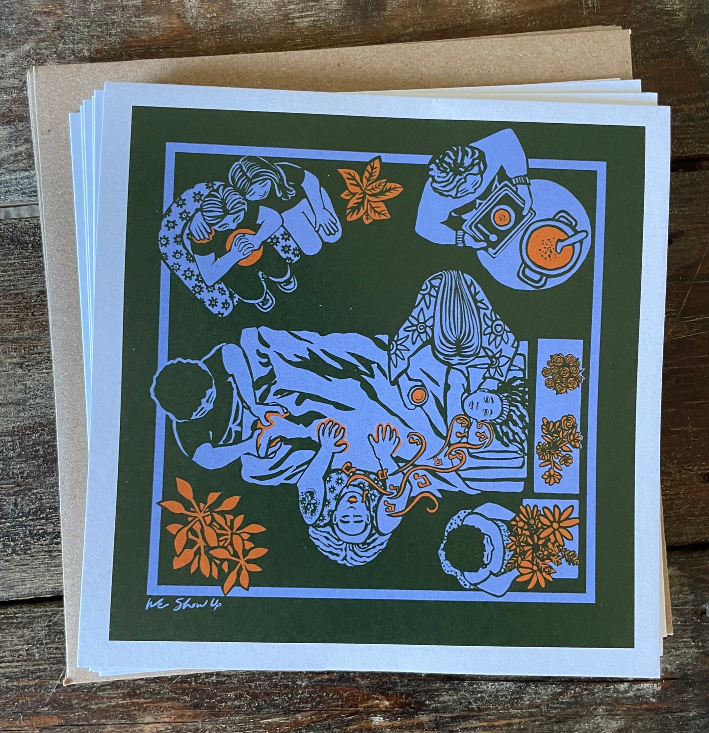 We Show Up- Cards and Envelopes
