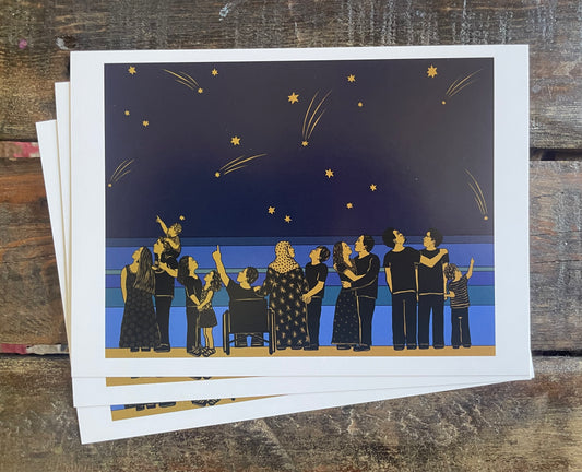 Together Under the Stars - Postcard