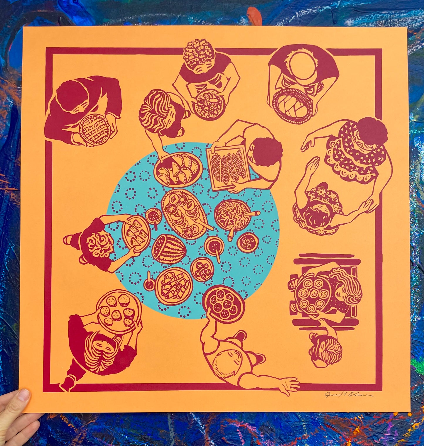 We Share Screen Print