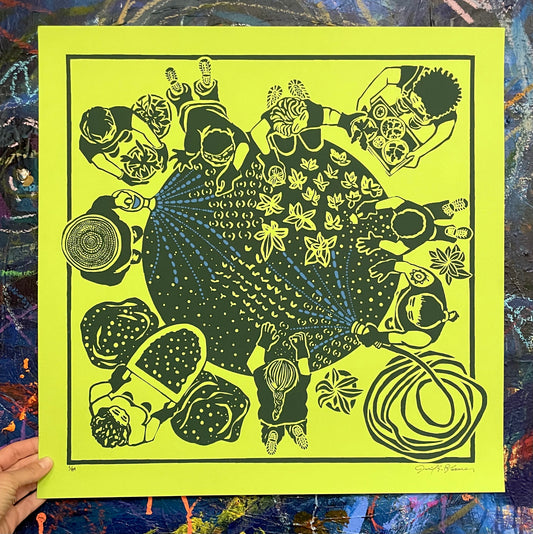 We Cultivate Screen Print