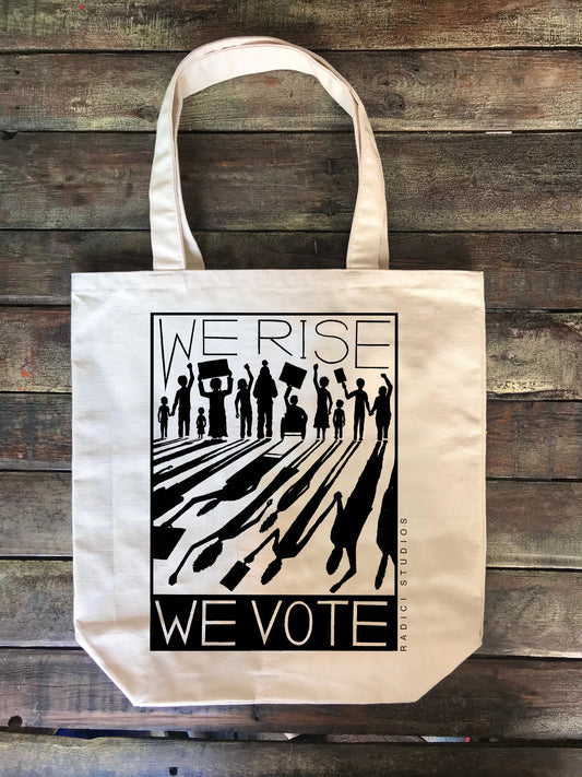 Tote Bag | We Rise We Vote